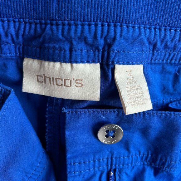 Chico's Plus Size Crop Pants - Picture 9 of 10